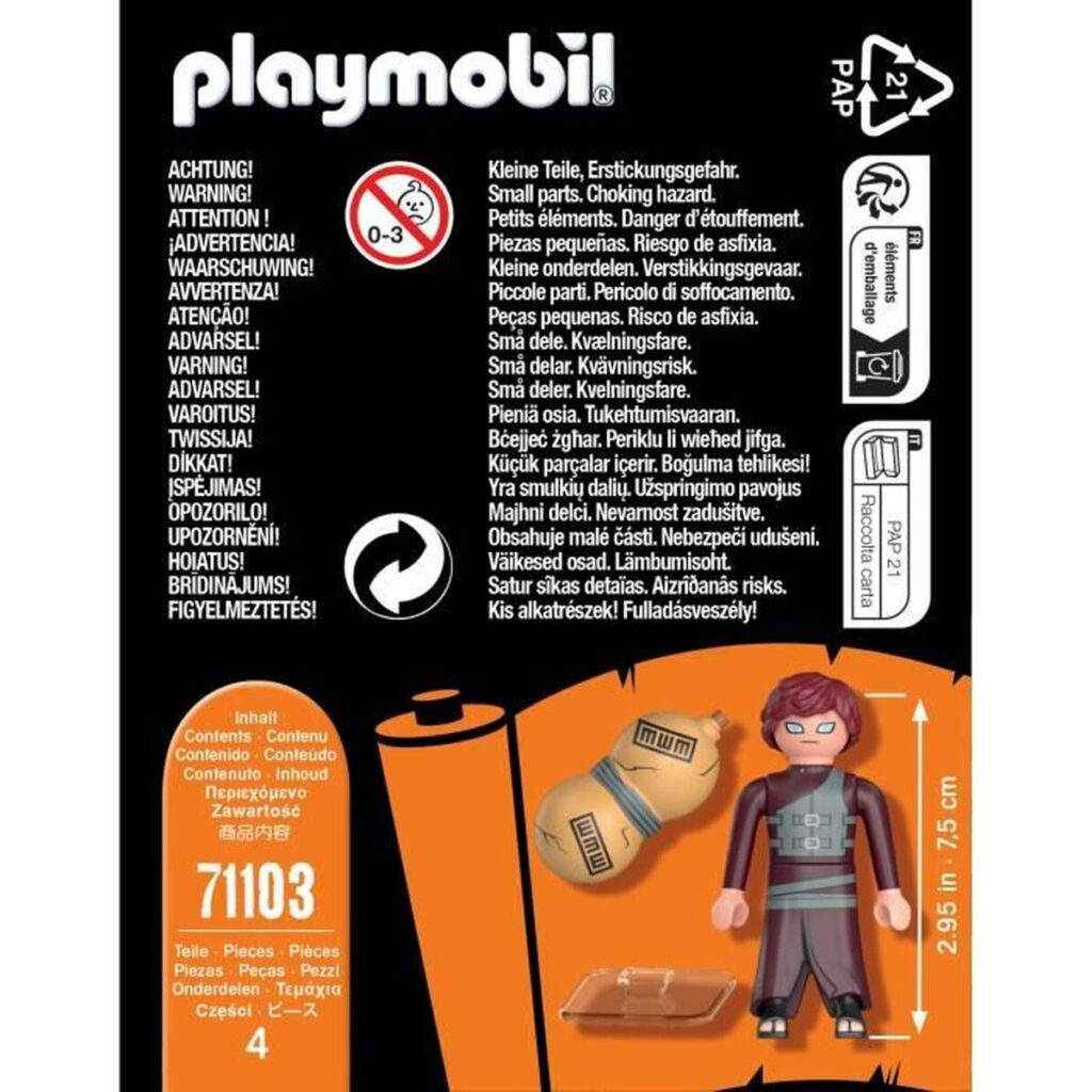 Εικόνες Playmobil Gaara 4 Τεμάχια