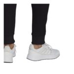 Μακρύ Αθλητικό Παντελόνι Adidas Essentials Fleece Regular Fit Μαύρο Άντρες