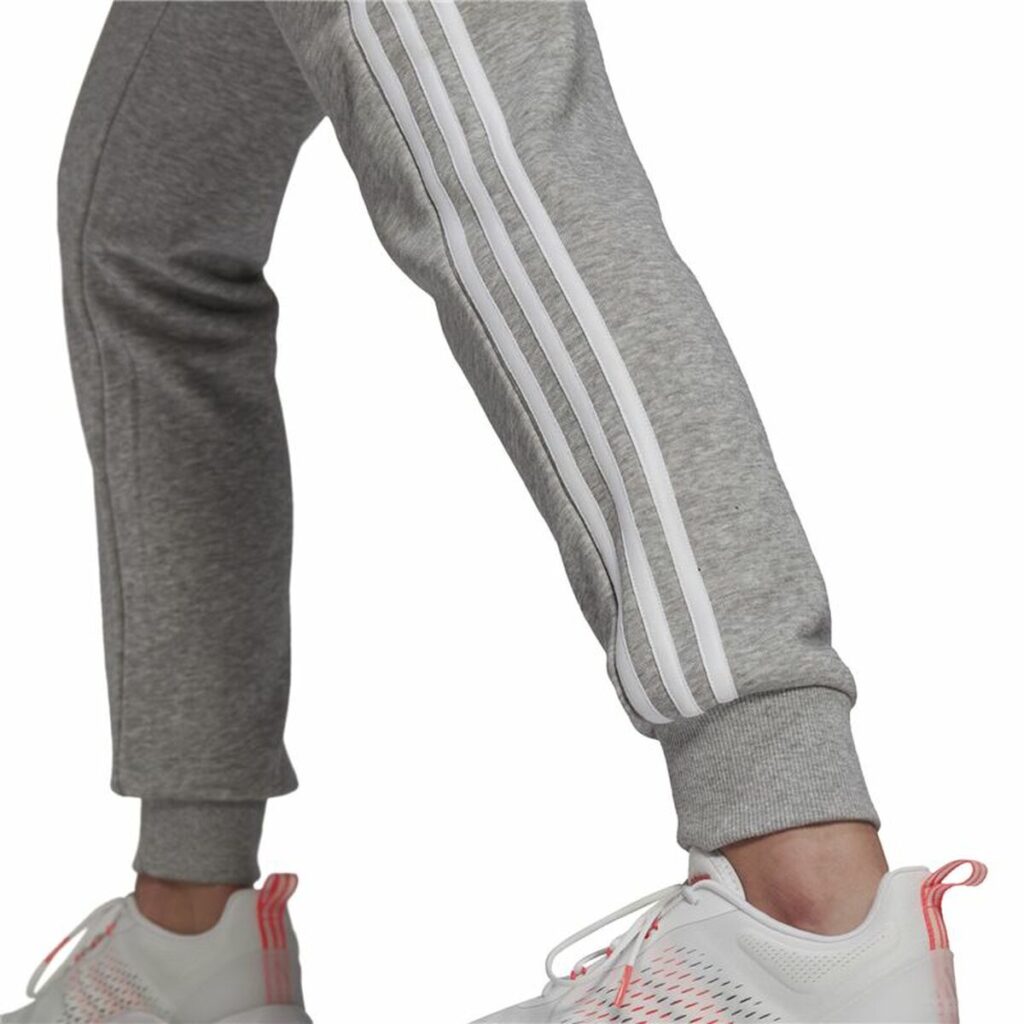 Μακρύ Αθλητικό Παντελόνι  Adidas Essentials French Terry 3 Stripes Γυναίκα Γκρι