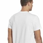 Ανδρική Μπλούζα με Κοντό Μανίκι Reebok Identity Λευκό