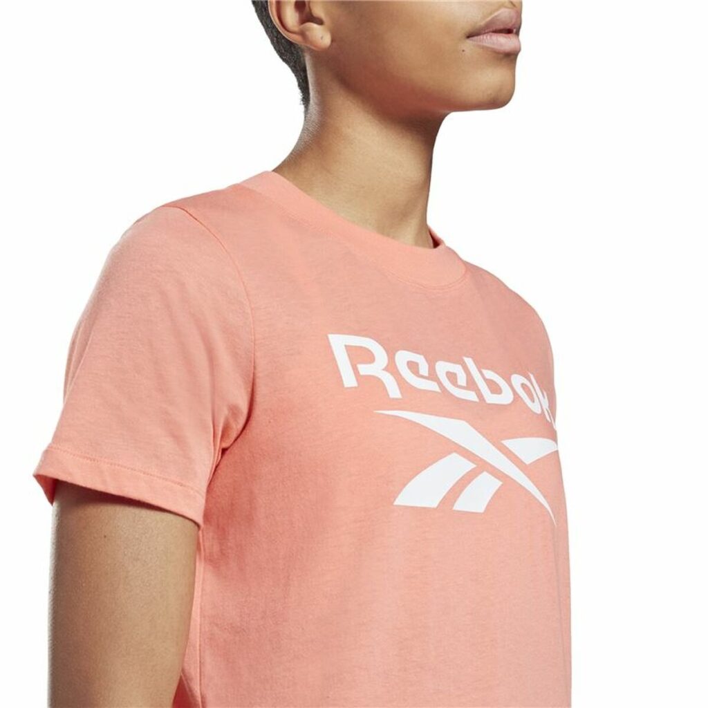 Γυναικεία Μπλούζα με Κοντό Μανίκι Reebok Identity Logo Ροζ
