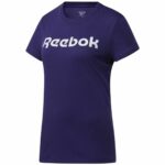 Γυναικεία Μπλούζα με Κοντό Μανίκι Essentials Graphic Reebok Μωβ