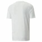 Ανδρική Μπλούζα με Κοντό Μανίκι Puma Essentials Elevated Λευκό