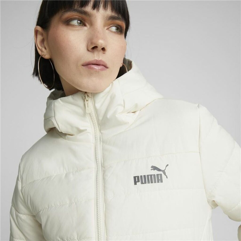 Γυναικείο Αθλητικό Μπουφάν Puma Essentials Padded Λευκό