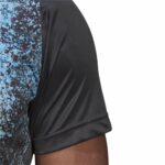 Ανδρική Μπλούζα με Κοντό Μανίκι Adidas Μαύρο