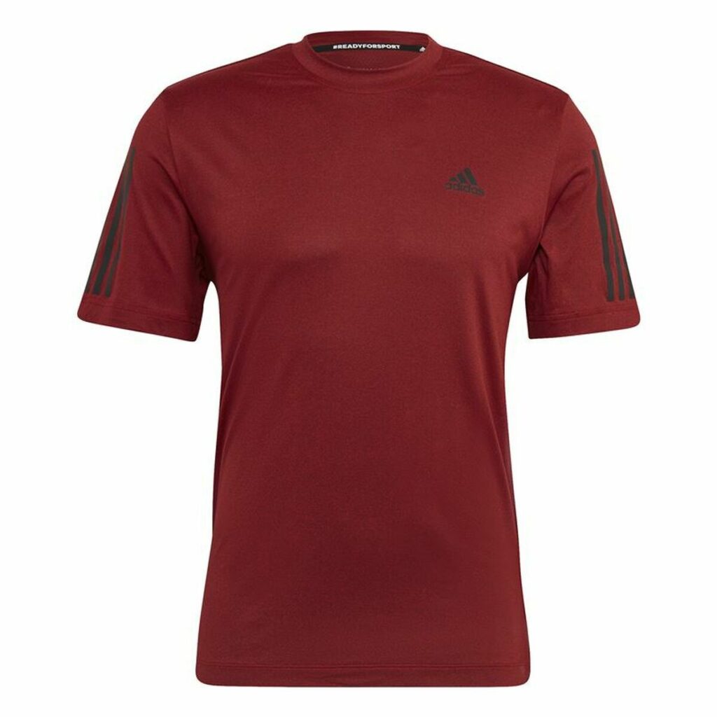 Ανδρική Μπλούζα με Κοντό Μανίκι Adidas  T365 Training  Σκούρο Κόκκινο