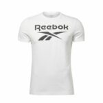 Ανδρική Μπλούζα με Κοντό Μανίκι Reebok  Big Logo Λευκό