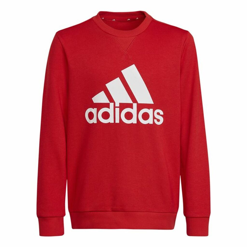 Παιδικό Φούτερ χωρίς Κουκούλα Adidas Essentials Κόκκινο