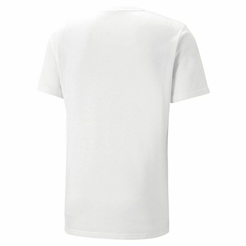 Ανδρική Μπλούζα με Κοντό Μανίκι Puma Graphic Tr Λευκό