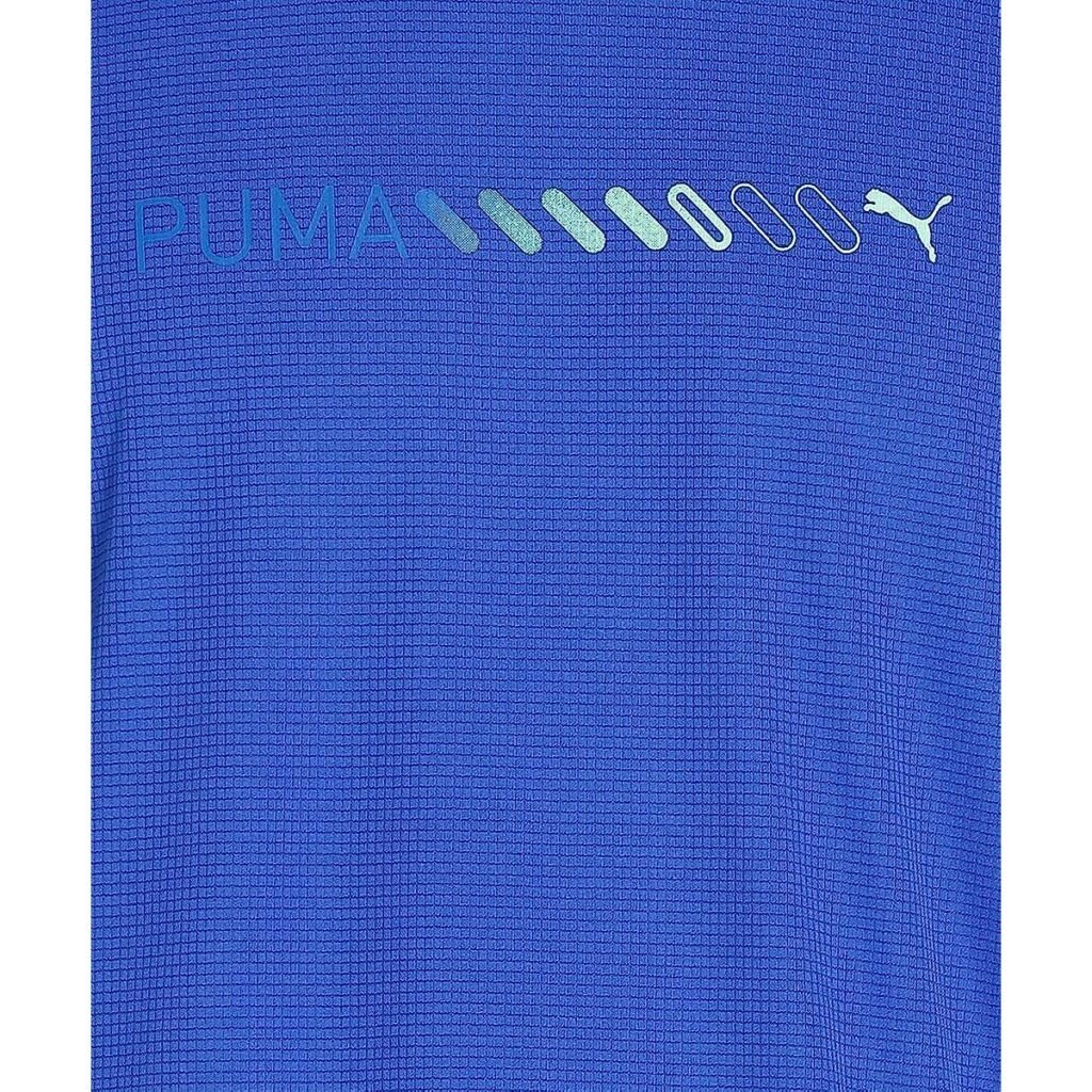 Ανδρική Μπλούζα με Κοντό Μανίκι Puma Run Favorite Logo Μπλε