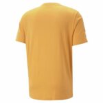 Ανδρική Μπλούζα με Κοντό Μανίκι Puma Graphics Wave Σκούρο Πορτοκαλί