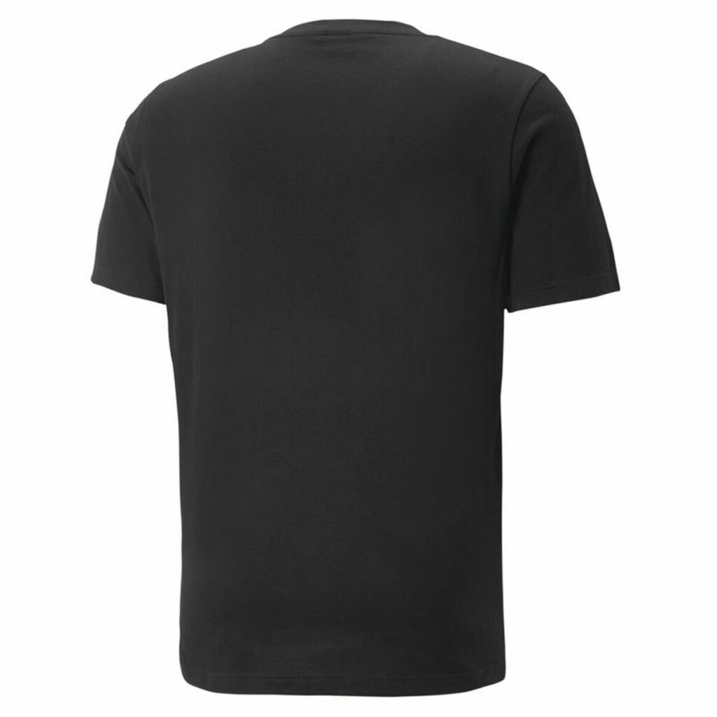 Ανδρική Μπλούζα με Κοντό Μανίκι Puma Ess+ Logo Power Μαύρο