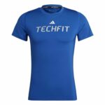 Ανδρική Μπλούζα με Κοντό Μανίκι Adidas techfit Graphic  Μπλε