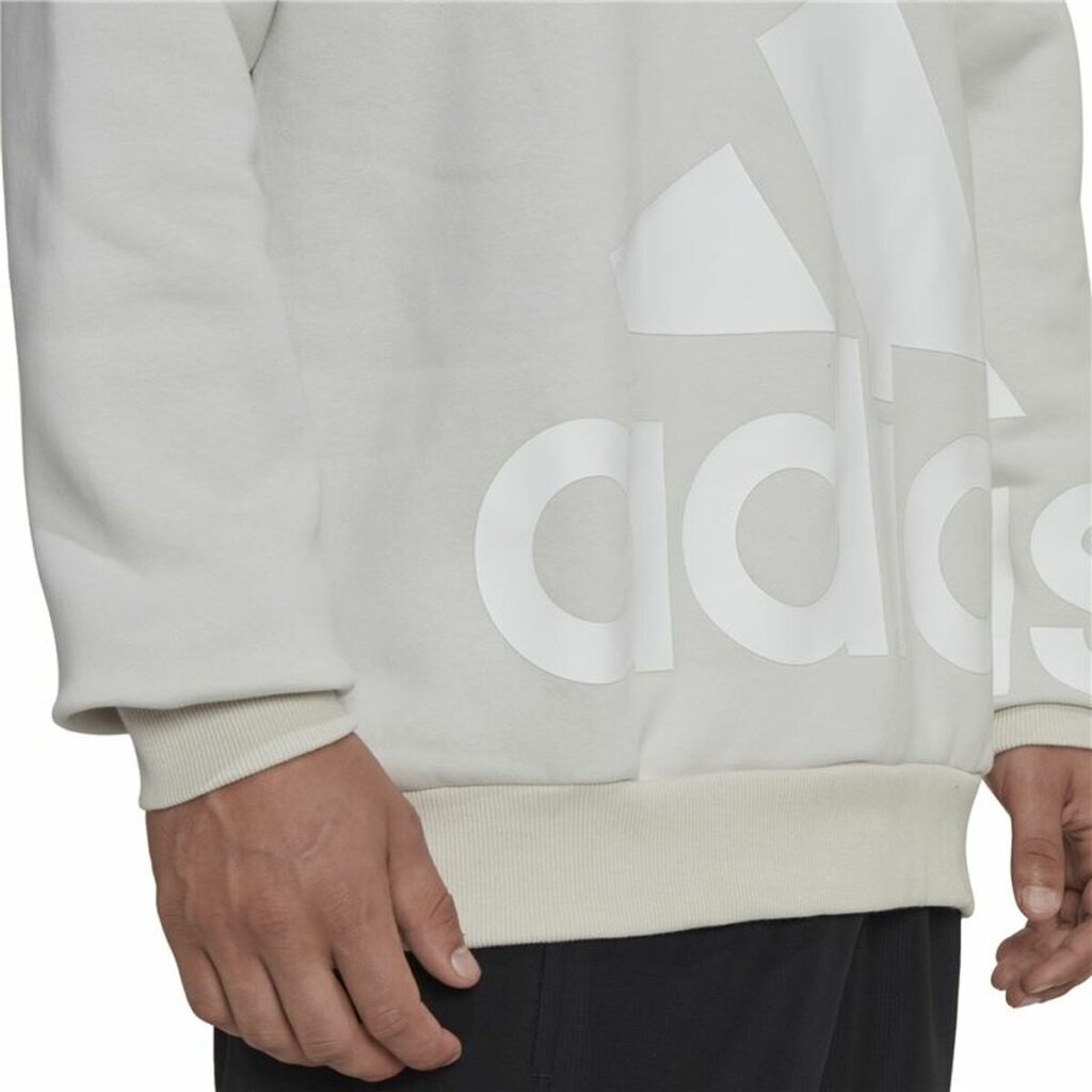 Ανδρικό Φούτερ με Κουκούλα Adidas Essentials Giant Logo Γκρι
