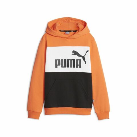 Παιδικό Μπλουζάκι Puma Ess Block Fl Πορτοκαλί