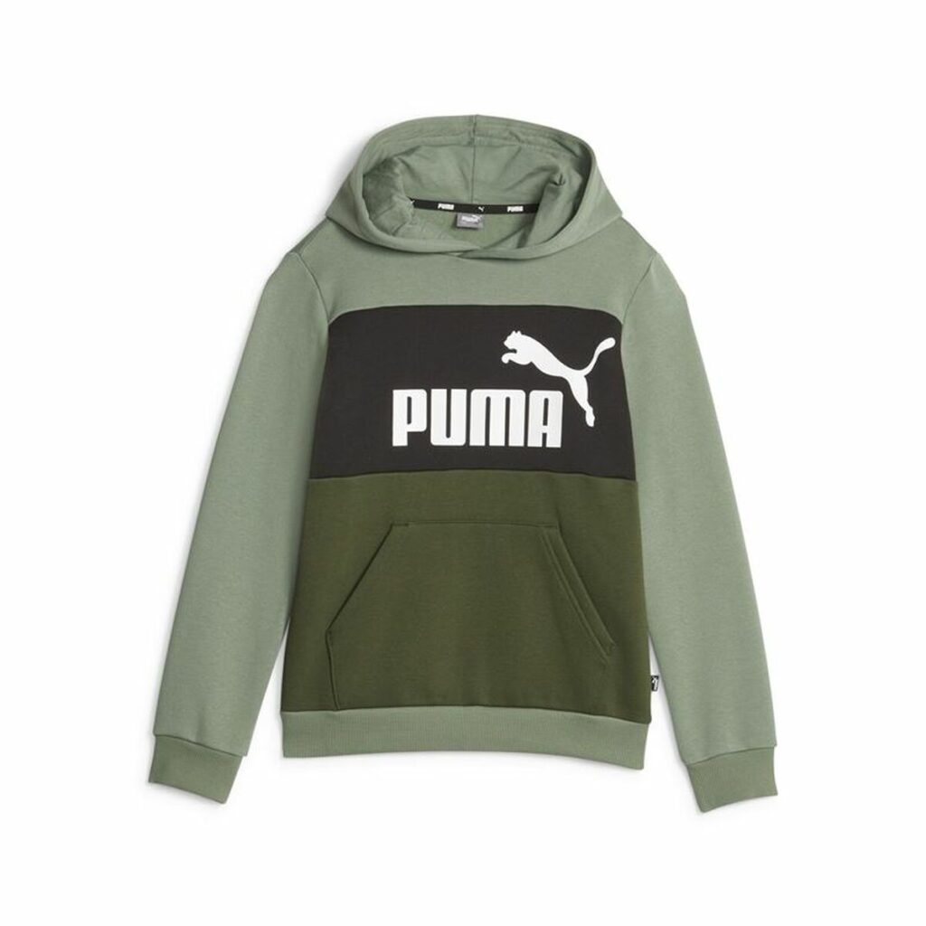 Παιδικό Μπλουζάκι Puma Ess Block Fl Πράσινο