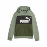 Παιδικό Μπλουζάκι Puma Ess Block Fl Πράσινο