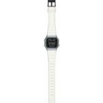 Unisex Ρολόγια Casio VINTAGE COLLECTION - TRANSPARENT BAND - BLACK Μαύρο Ασημί (Ø 36 mm)