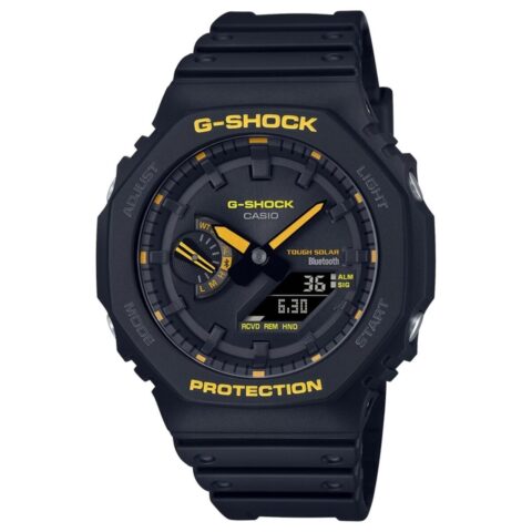 Ανδρικά Ρολόγια Casio G-Shock OAK EVOLUTION - CAUTION YELLOW SERIE Μαύρο (Ø 44