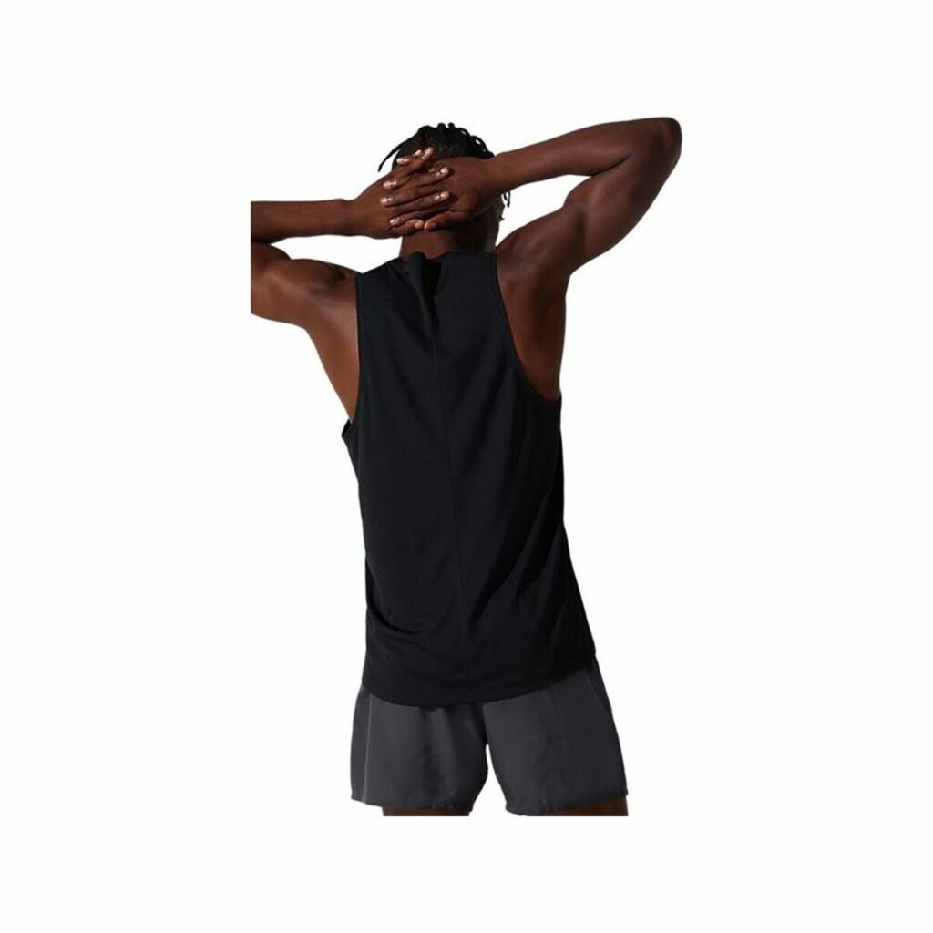 Αμάνικο Ανδρικό Mπλουζάκι Asics Core Singlet Μαύρο