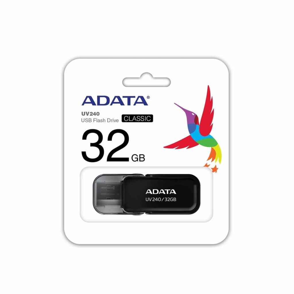 Στικάκι USB Adata AUV240-32G-RBK Μαύρο 32 GB