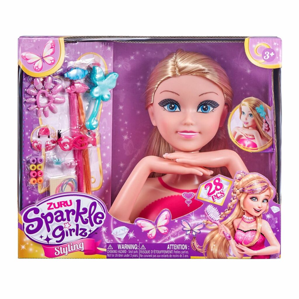 Κούκλα για Χτένισμα Sparkle Girlz Προτομή
