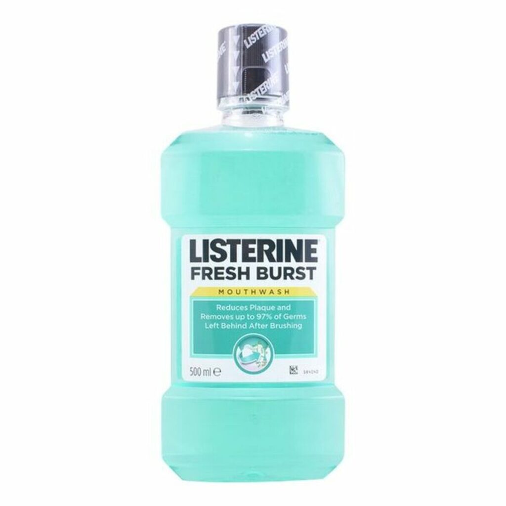 Στοματικό Διάλυμα Βακτηριακή Πλάκα Fresh Burst Listerine 100666598 (500 ml) 500 ml