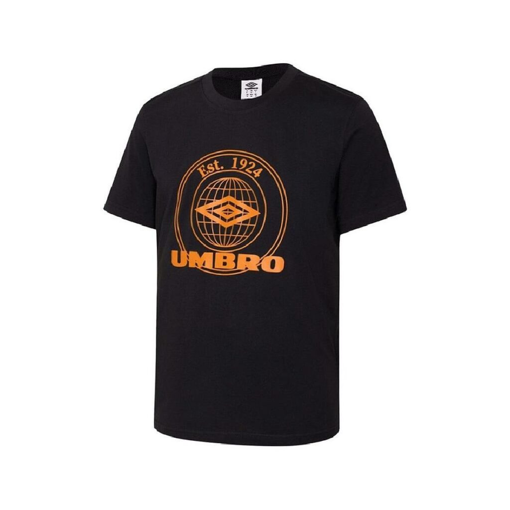 Ανδρική Μπλούζα με Κοντό Μανίκι Umbro COLLEGIATE 66119U Μαύρο