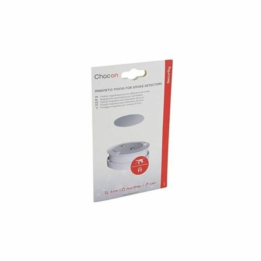 Magnetic holder for smoke detector Chacon