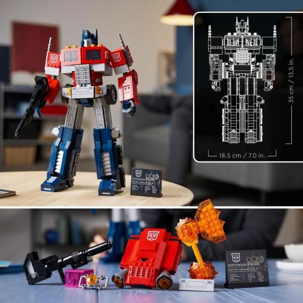 Παιχνίδι Kατασκευή   Lego  Icons 10302 Optimus Prime Transformers