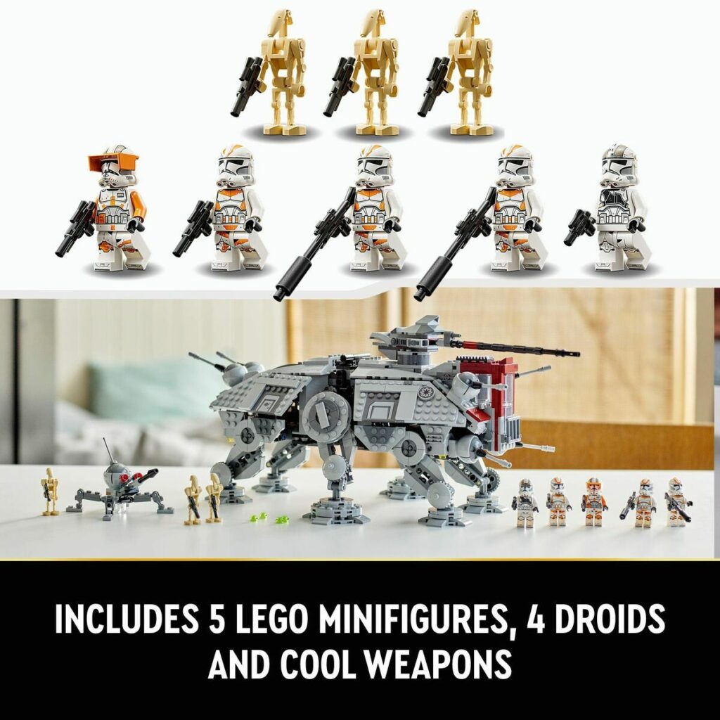 Playset   Lego Star Wars 75337 AT-TE Walker         1082 Τεμάχια