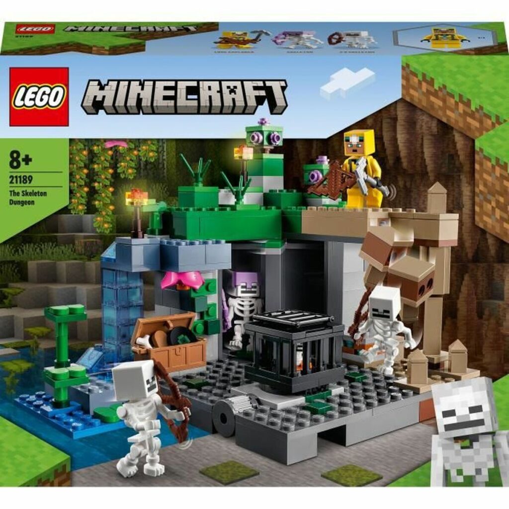 Playset Lego 21189 Minecraft The Skeleton Dungeon (364 Τεμάχια)