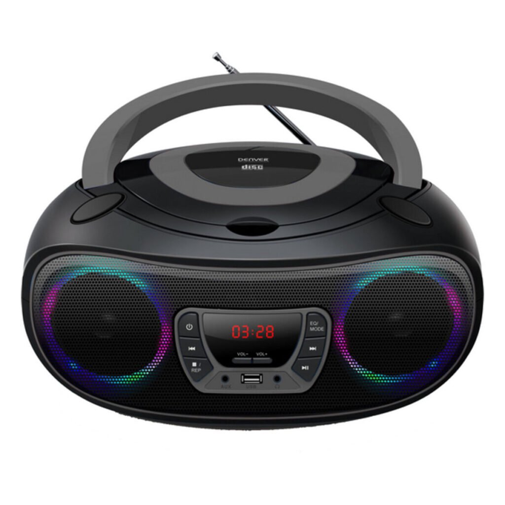 CD Ραδιόφωνο Bluetooth MP3 Denver Electronics TCL-212BT GREY 4W Γκρι Μαύρο/Γκρι