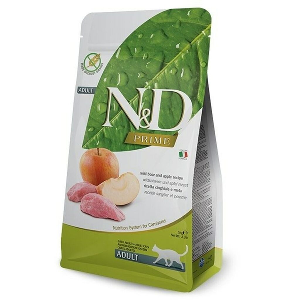 Γατοτροφή Farmina N&D CAT PRIME Ενηλίκων Μήλο Aγριογουρουνο 5 kg