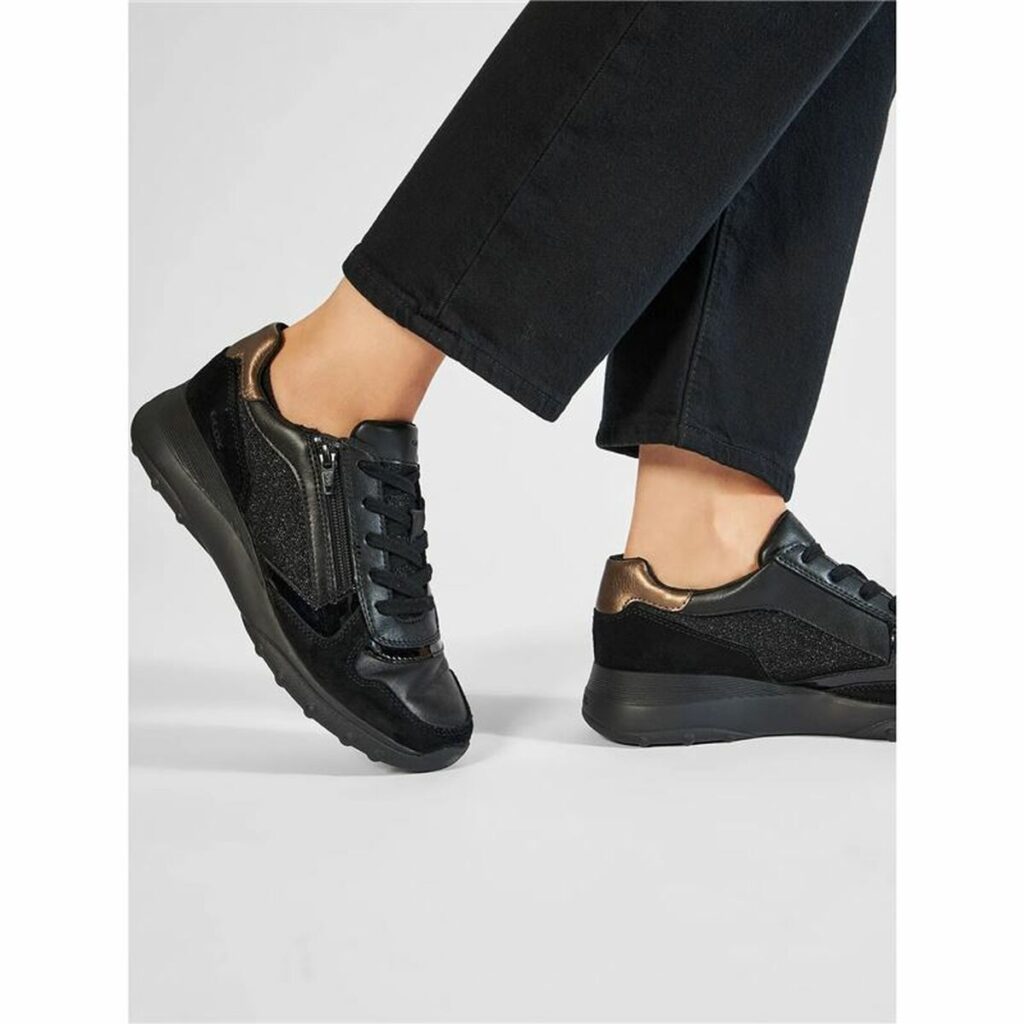 Γυναικεία Casual Παπούτσια Geox Alleniee Μαύρο