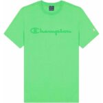 Ανδρική Μπλούζα με Κοντό Μανίκι Champion Crewneck Πράσινο