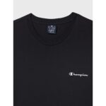 Ανδρική Μπλούζα με Κοντό Μανίκι Champion Crewneck Μαύρο