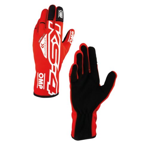 Karting Gloves OMP KS-4 Κόκκινο L
