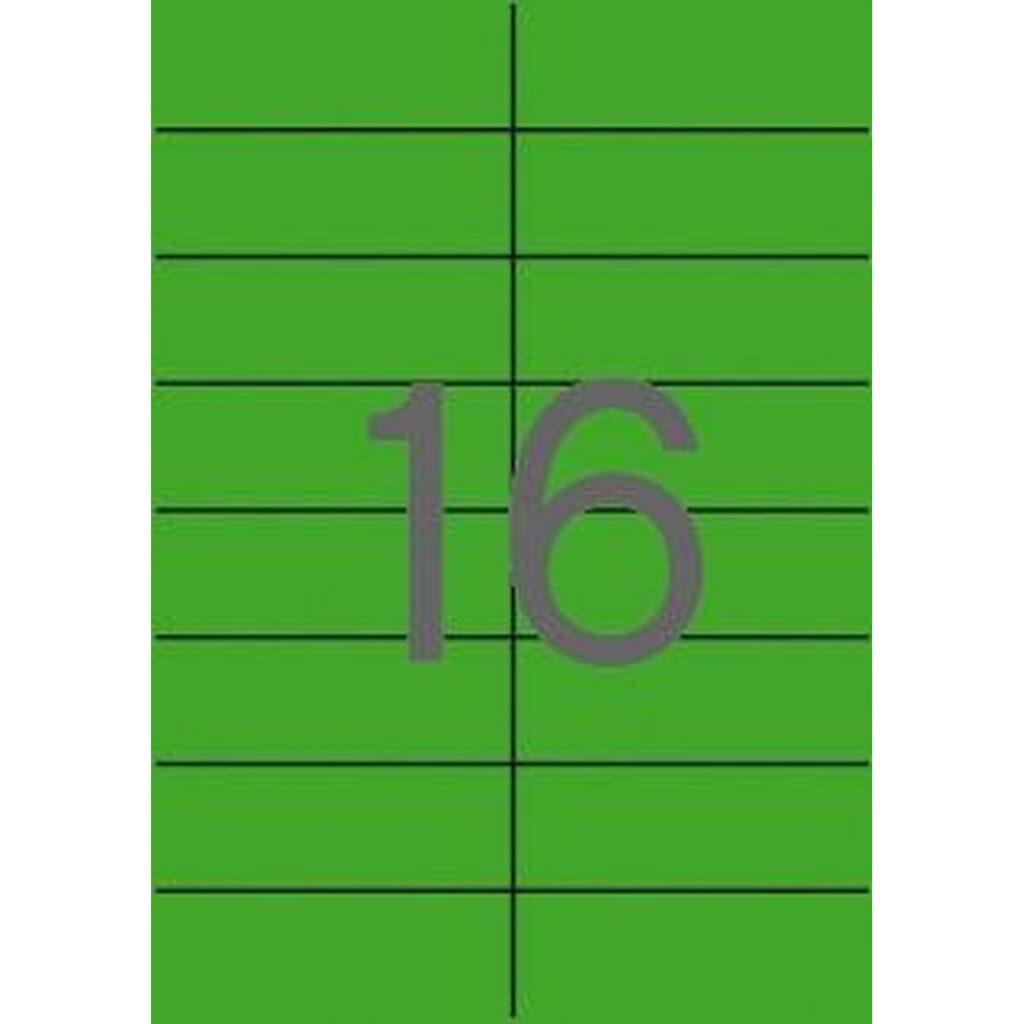 Ετικέτες για Εκτυπωτή Apli    Πράσινο 105 x 37 mm