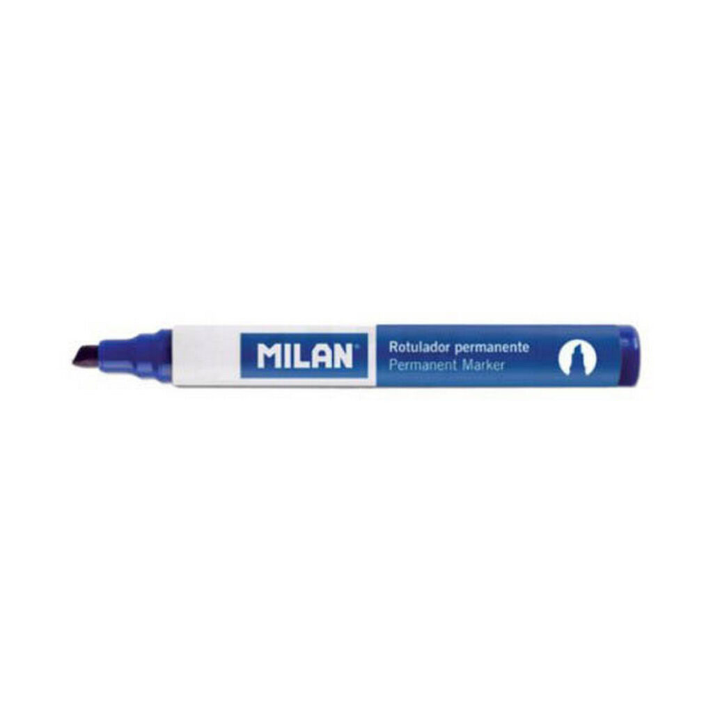 Μόνιμος δείκτης Milan Μπλε PVC 12 Μονάδες (Ø 4 mm)