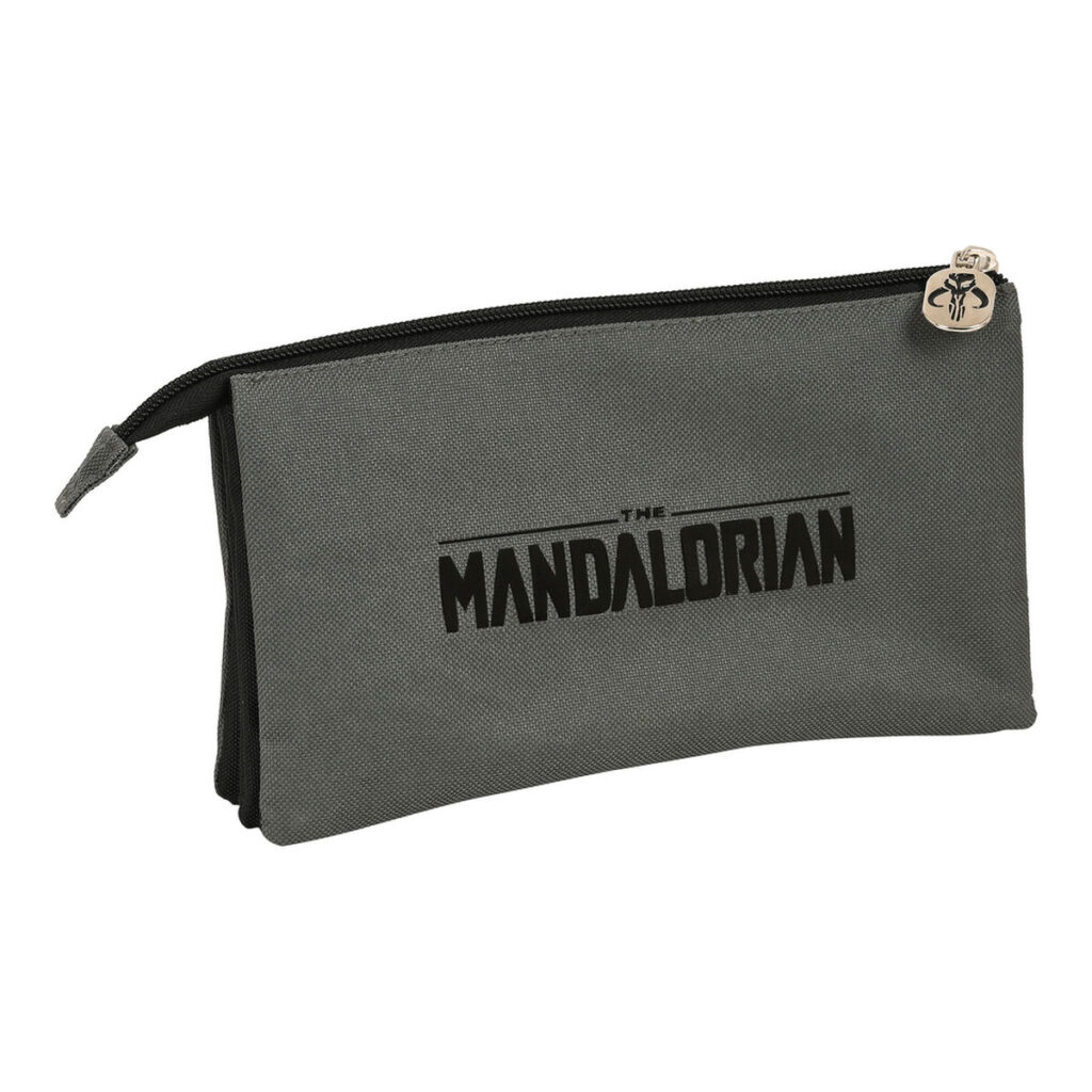 Κασετίνα The Mandalorian Μαύρο Γκρι (22 x 12 x 3 cm)