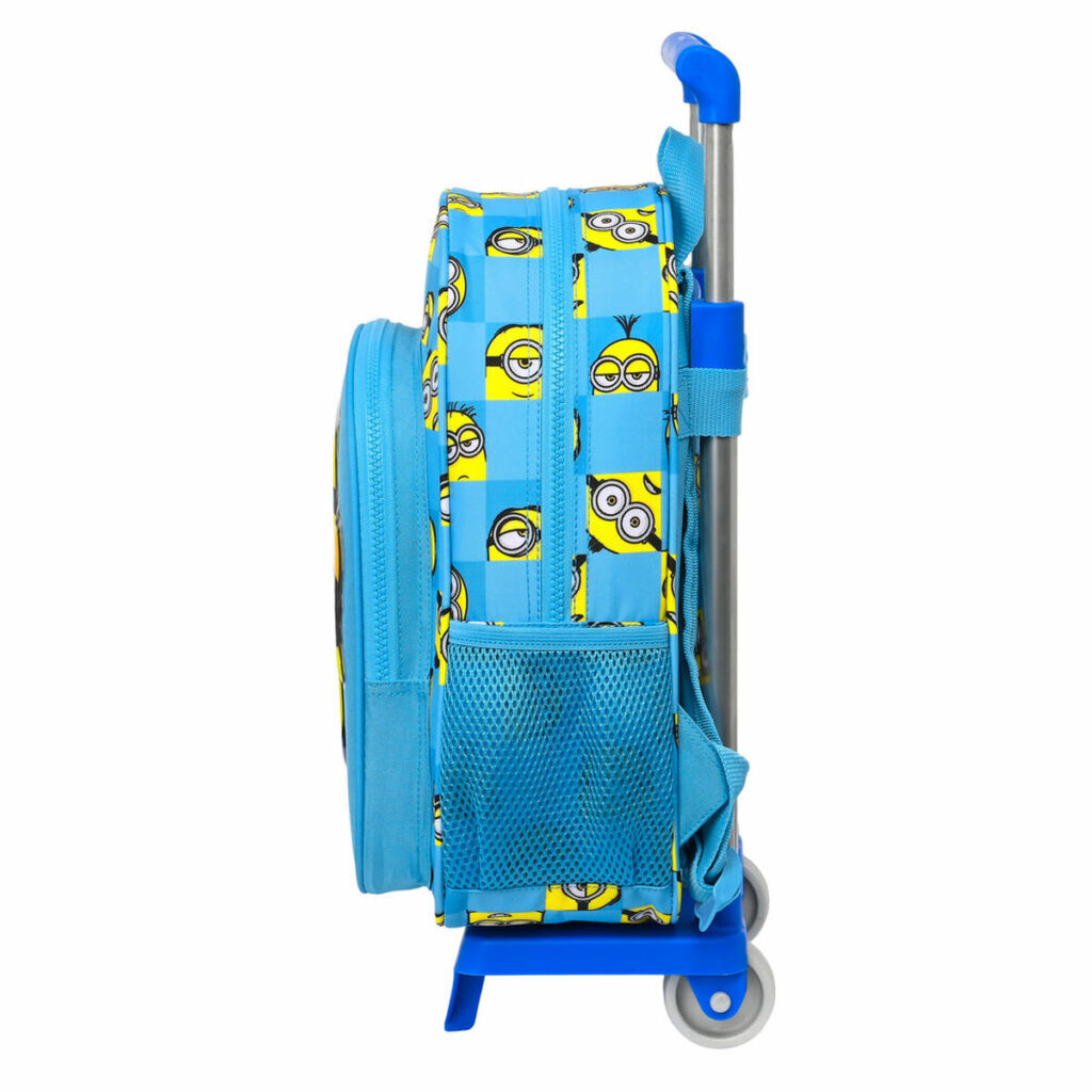 Σχολική Τσάντα με Ρόδες Minions Minionstatic Μπλε (26 x 34 x 11 cm)