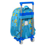 Σχολική Τσάντα με Ρόδες Minions Minionstatic Μπλε (26 x 34 x 11 cm)
