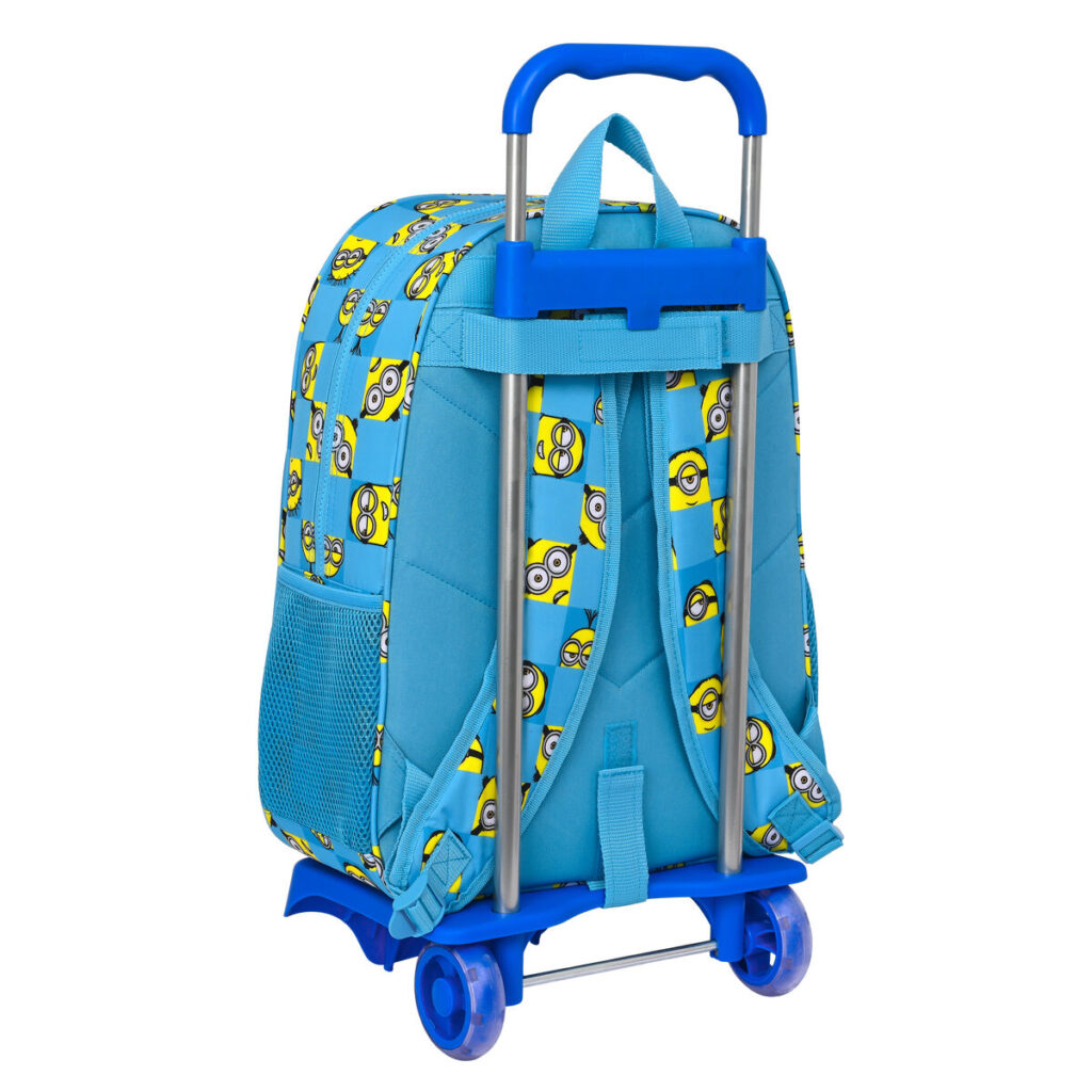 Σχολική Τσάντα με Ρόδες Minions Minionstatic Μπλε (33 x 42 x 14 cm)