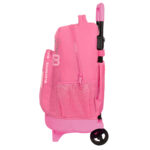 Σχολική Τσάντα με Ρόδες BlackFit8 Glow up Ροζ (33 x 45 x 22 cm)