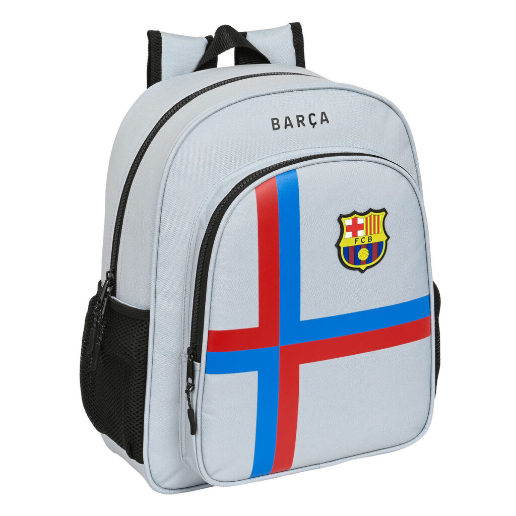 Σχολική Τσάντα F.C. Barcelona Γκρι 32 x 38 x 12 cm