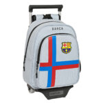 Σχολική Τσάντα με Ρόδες F.C. Barcelona Γκρι 27 x 33 x 10 cm