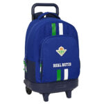 Σχολική Τσάντα με Ρόδες Real Betis Balompié Μπλε (33 x 45 x 22 cm)