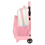 Σχολική Τσάντα με Ρόδες BlackFit8 Globitos 33 x 45 x 22 cm Ροζ