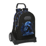 Σχολική Τσάντα με Ρόδες Star Wars Digital escape Μαύρο (32 x 44 x 16 cm)